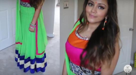 Hindu-Dress-Diwali-make-up-India-1