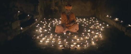 Diwali-Lamp-Sadhu-Sage-India